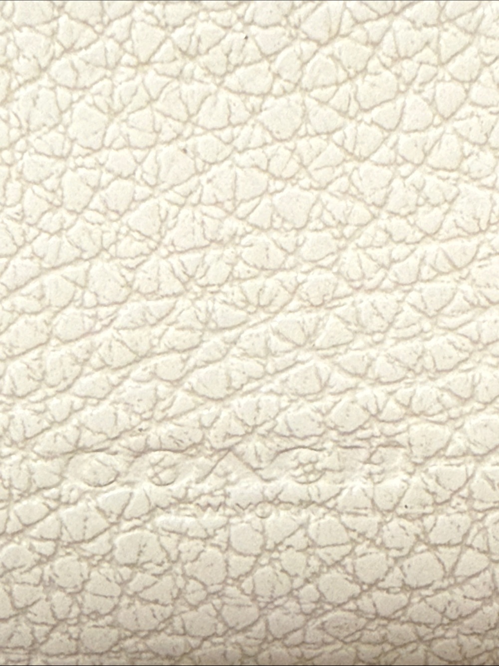 Coach Pebbled Leather Small Wallet in Chalk and Cream with Gold Hardware - Picture 4 of 14